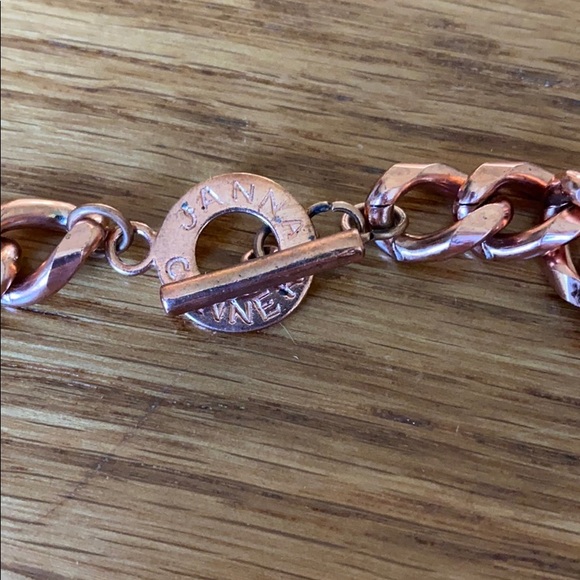 Janna Conner copper and rose quartz necklace - Picture 3 of 4
